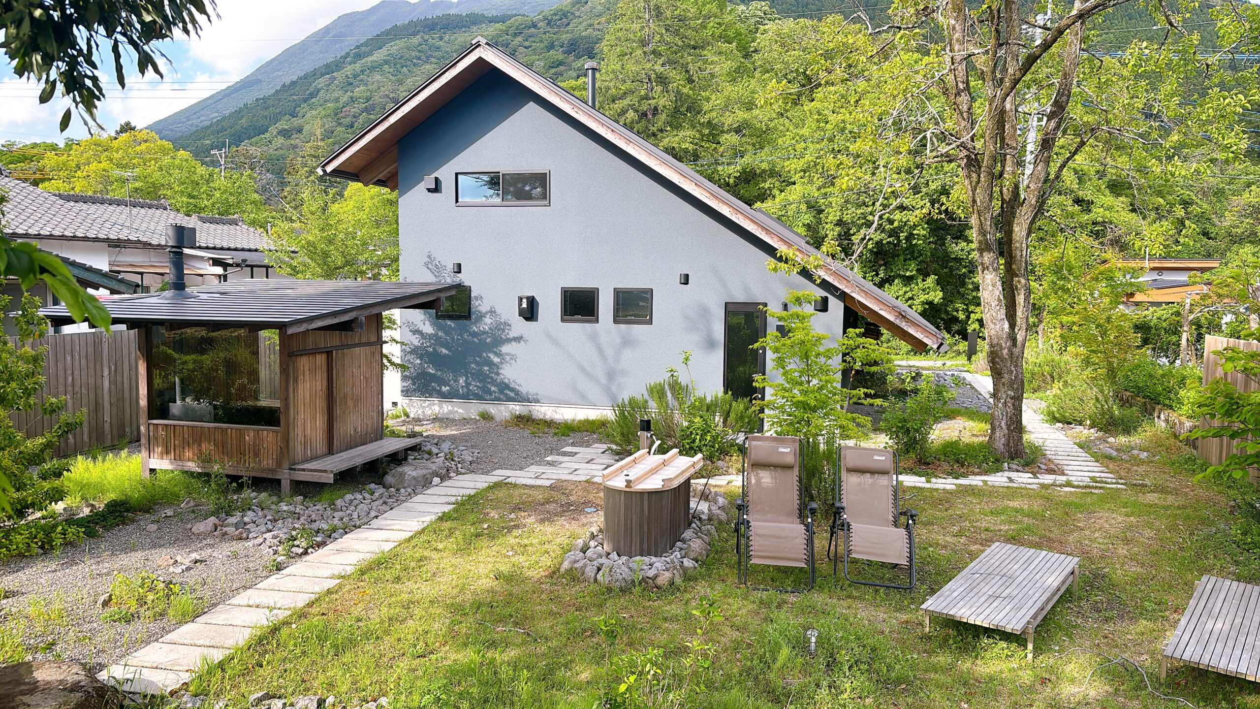 COCOVILLA湯布院の外風呂